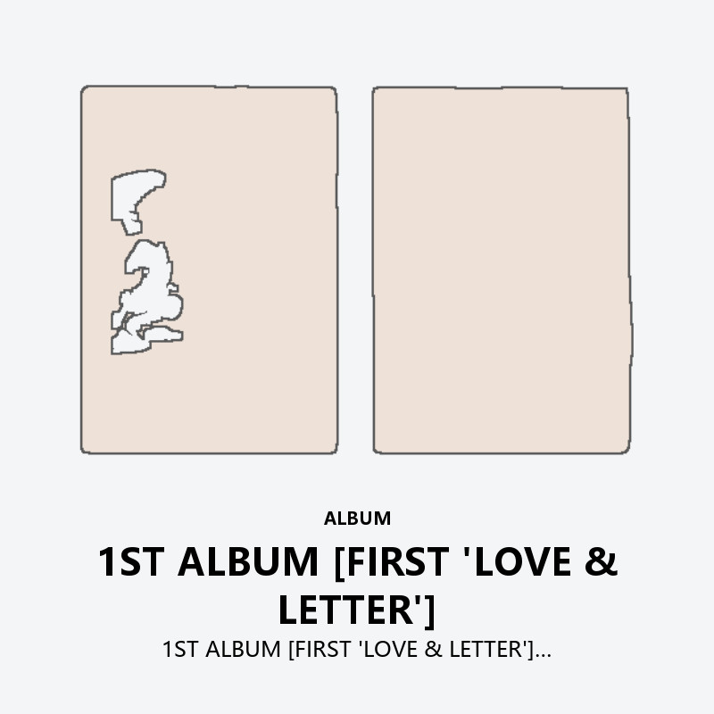 1ST ALBUM [FIRST 'LOVE & LETTER']