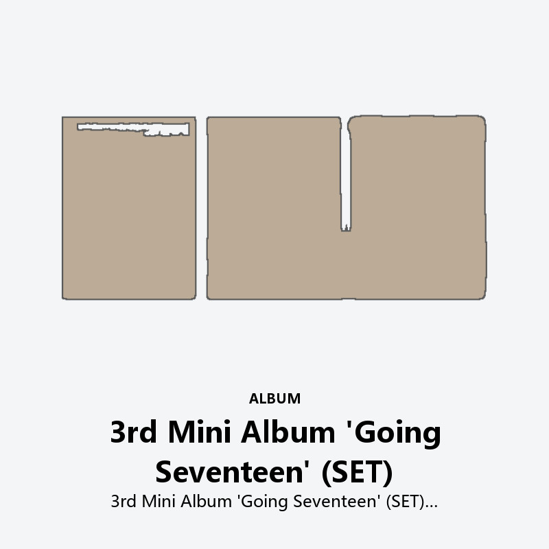 3rd Mini Album 'Going Seventeen' (SET)