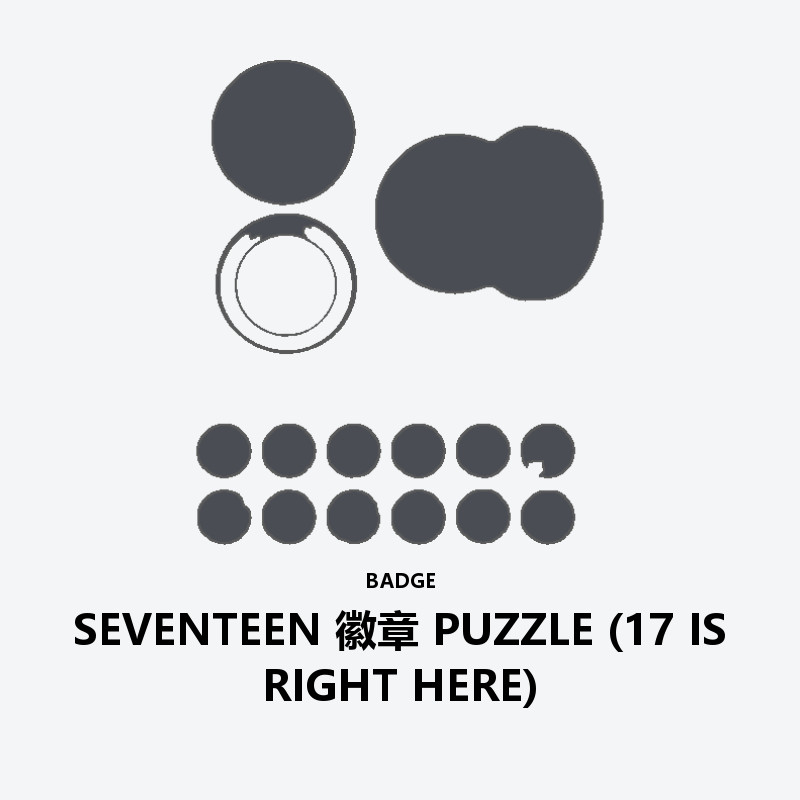 SEVENTEEN BADGE PUZZLE (17 IS RIGHT HERE)