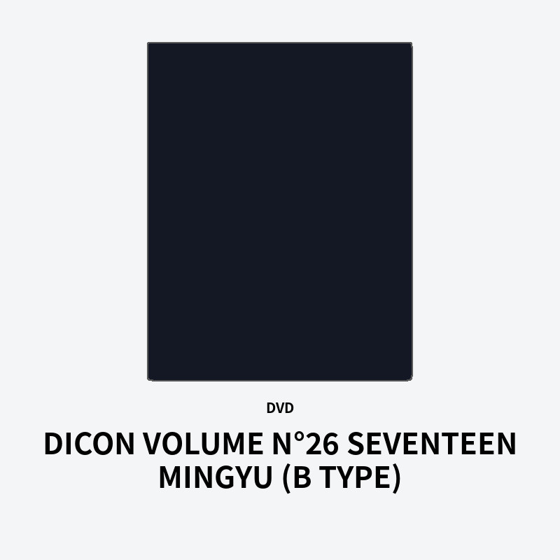 DICON VOLUME N°26 SEVENTEEN MINGYU (B TYPE)