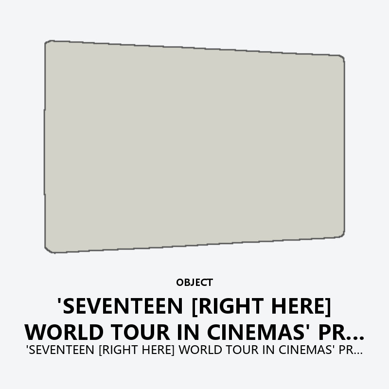 'SEVENTEEN [RIGHT HERE] WORLD TOUR IN CINEMAS' PROGRAM BOOK