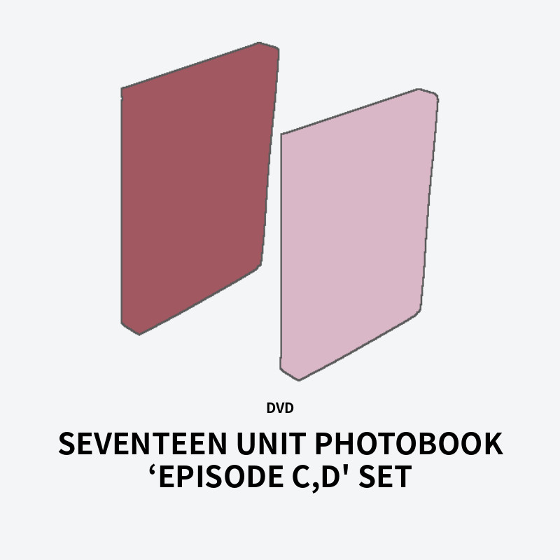 SEVENTEEN UNIT PHOTOBOOK ‘EPISODE C,D' SET