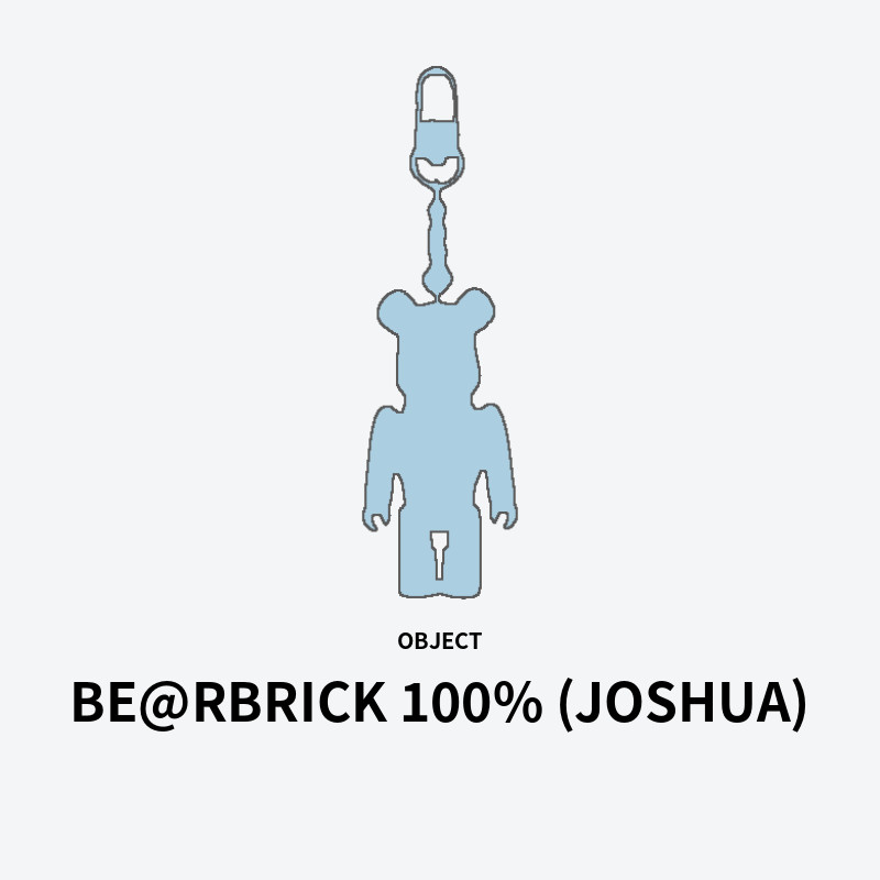 BE@RBRICK 100% (JOSHUA)