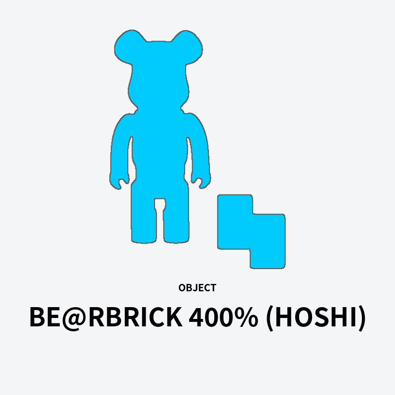BE@RBRICK 400% (HOSHI)