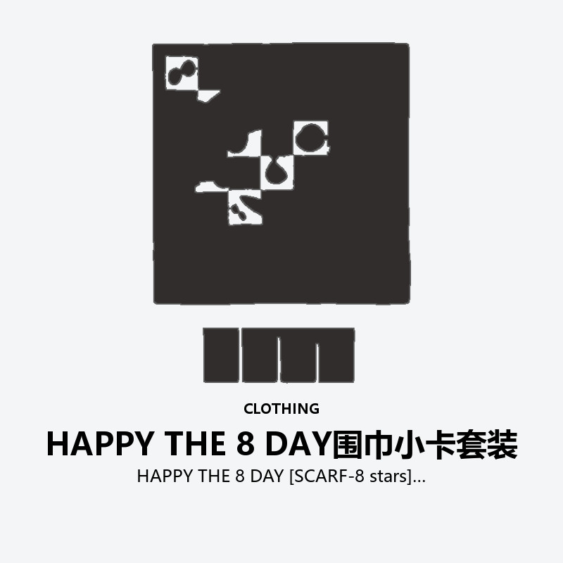 HAPPY THE 8 DAY [SCARF-8 stars]