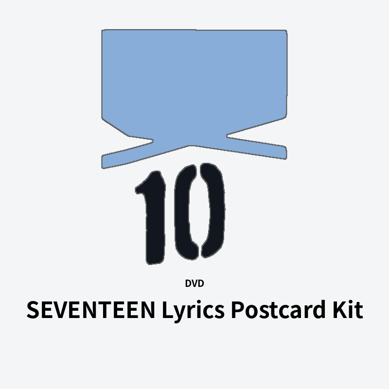 SEVENTEEN Lyrics Postcard Kit