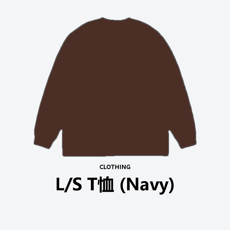 L/S T-Shirt (Navy)