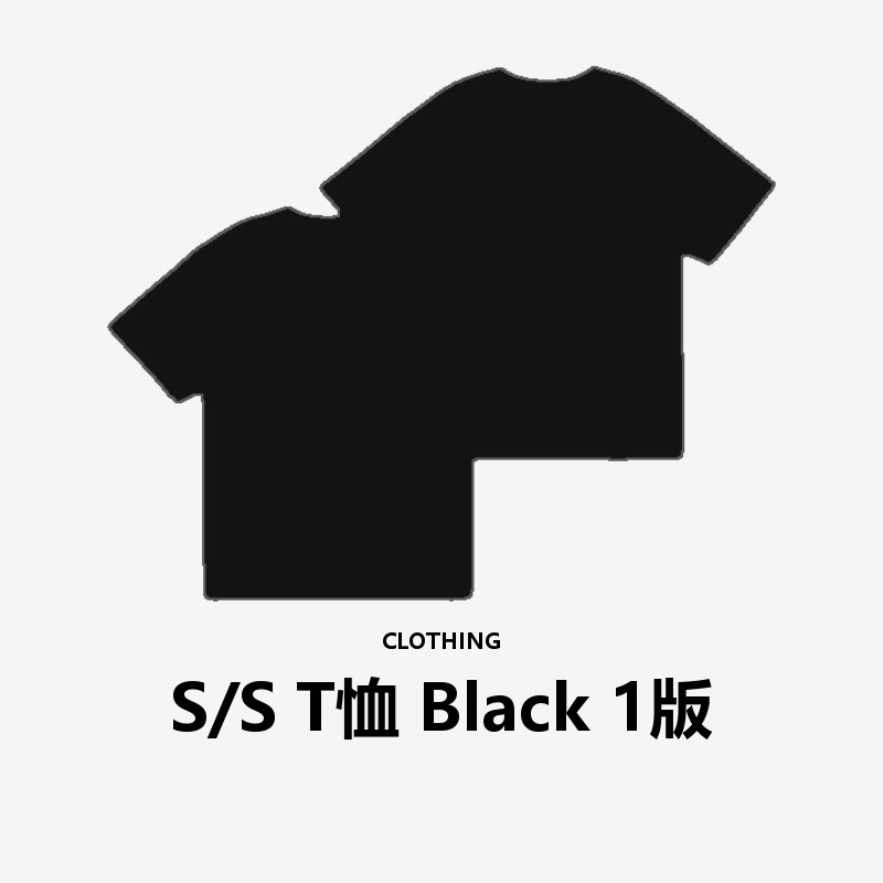 S/S T-Shirt Black Ver.1