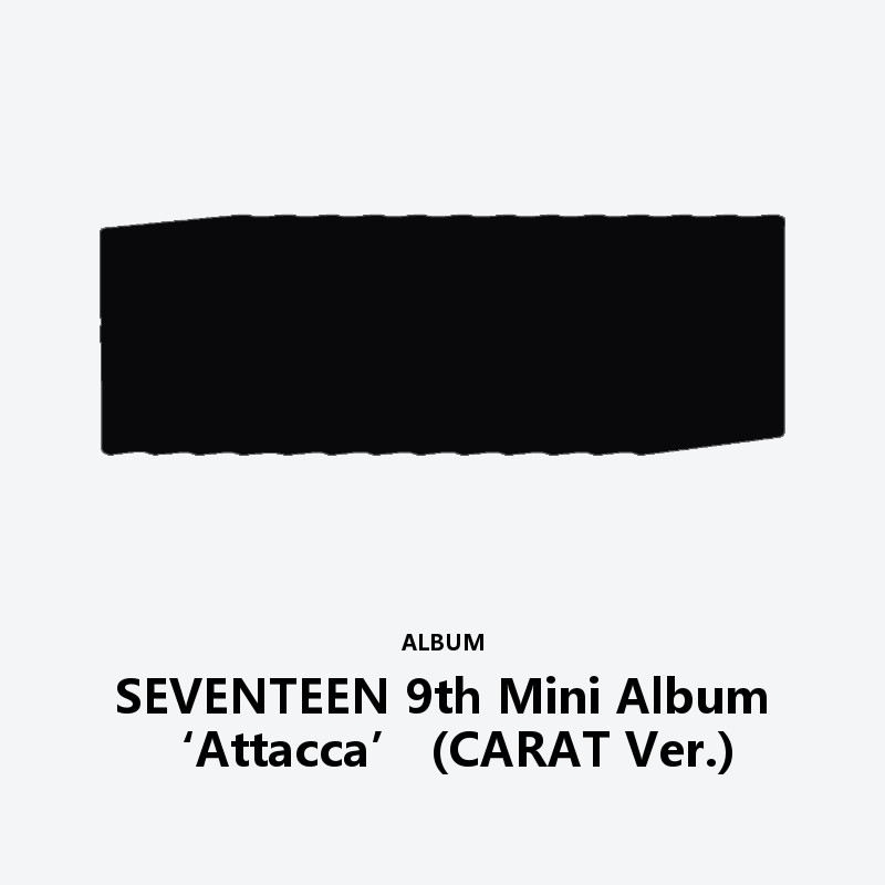 SEVENTEEN 9th Mini Album ‘Attacca’ (CARAT Ver.)