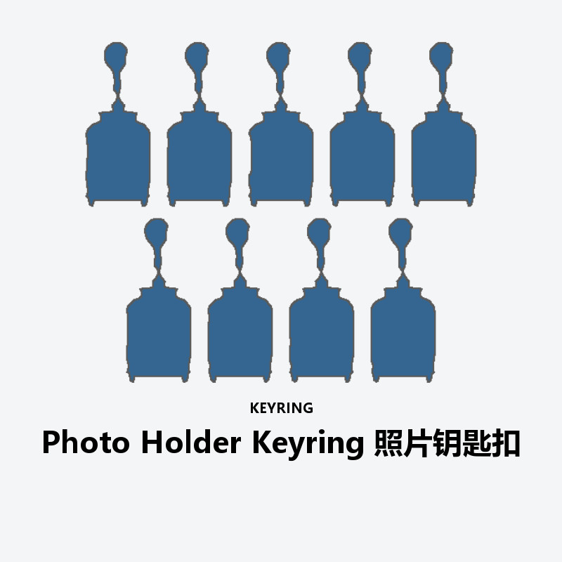 Photo Holder Keyring