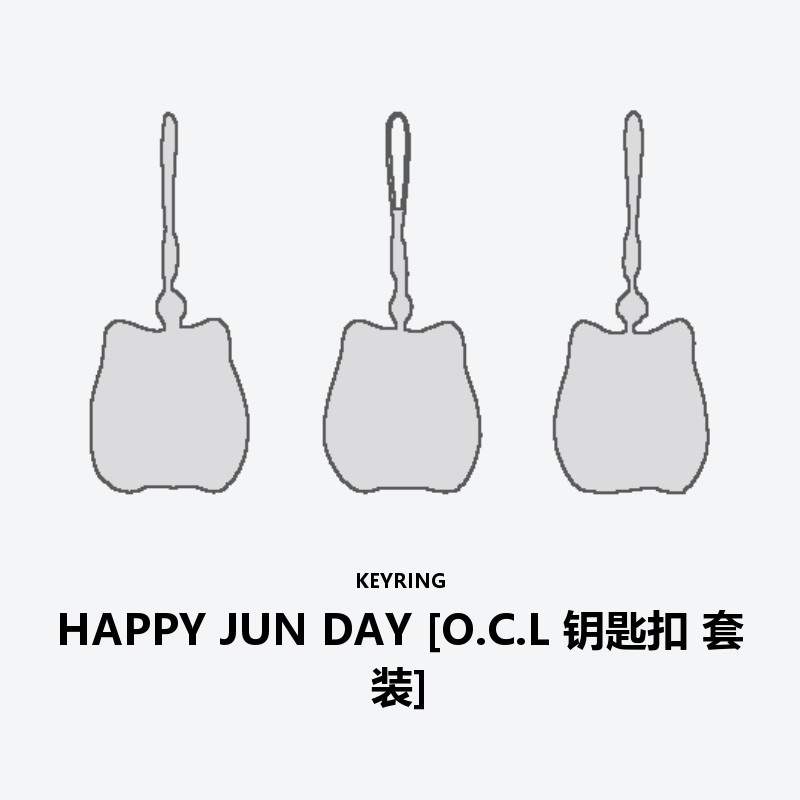 HAPPY JUN DAY [O.C.L KEYRING SET]