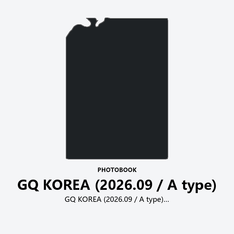 GQ KOREA (2026.09 / A type)